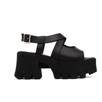 Sandalias Casuales Mujer Venus - Negro