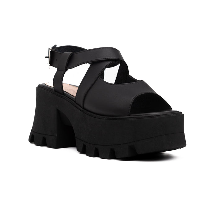 Sandalias Casuales Mujer Venus - Negro