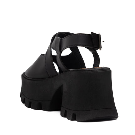 Sandalias Casuales Mujer Venus - Negro