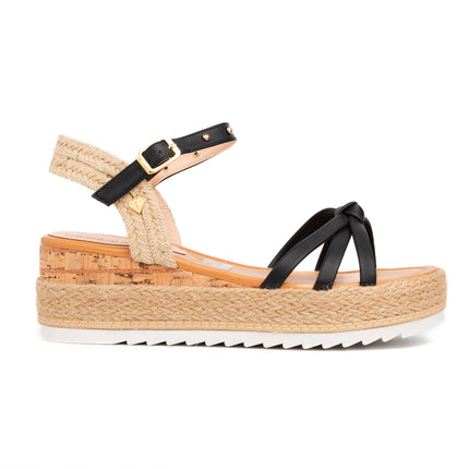 Sandalias Casuales Mujer Warri - Negro