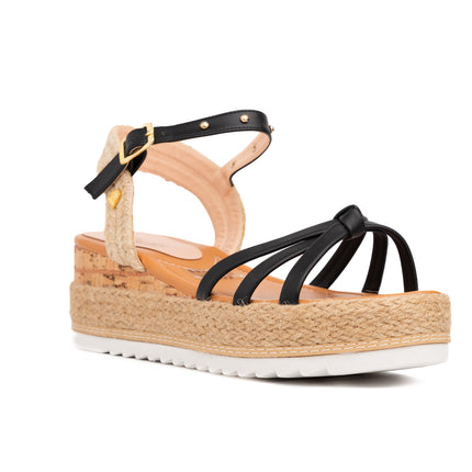 Sandalias Casuales Mujer Warri - Negro