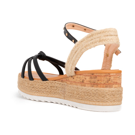 Sandalias Casuales Mujer Warri - Negro