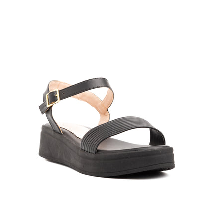 Sandalias Casuales Mujer Yohana - Negro