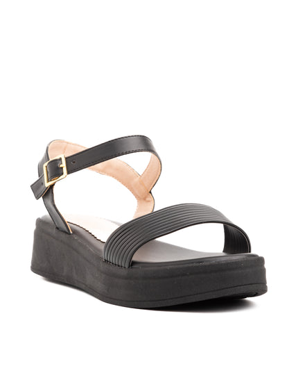 Sandalias Casuales Mujer Yohana - Negro