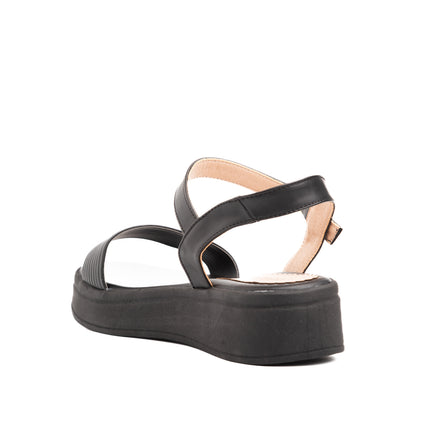 Sandalias Casuales Mujer Yohana - Negro
