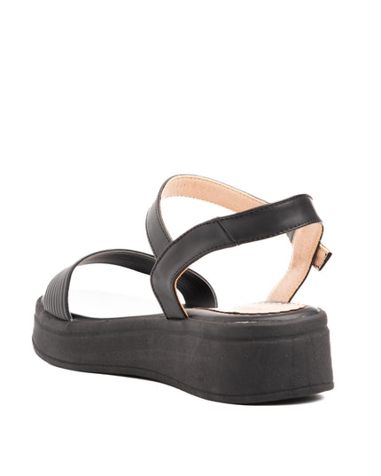 Sandalias Casuales Mujer Yohana - Negro