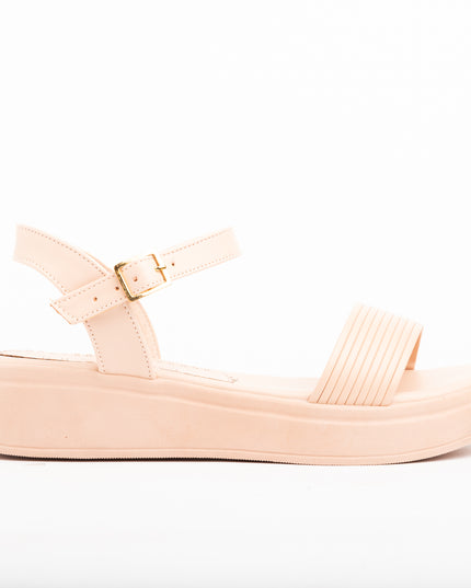 Sandalias Casuales Mujer Yohana - Nude