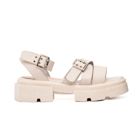 Sandalias Casuales Mujer Zabadani - Beige