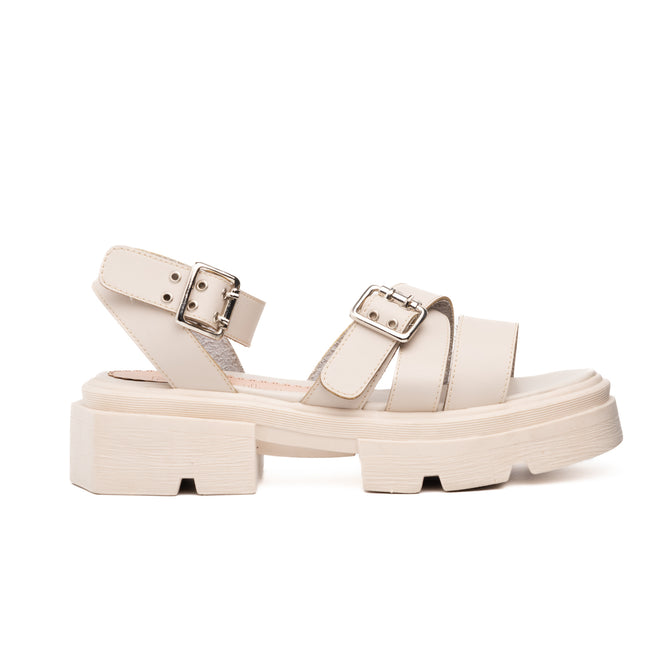 Sandalias Casuales Mujer Zabadani - Beige