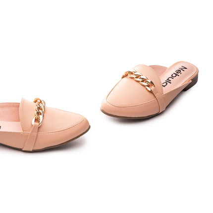Sandalias Mujer Zurich - Nude Cuero