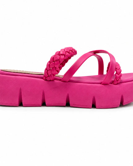 Sandalias Casuales Mujer Abuya - Fucsia