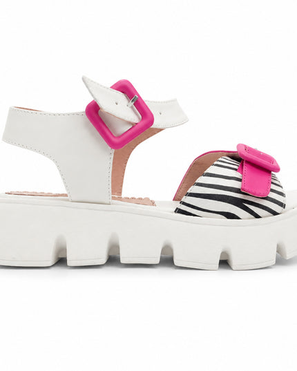 Sandalias Casuales Mujer Acra - Fucsia
