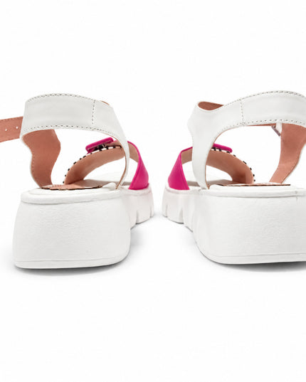 Sandalias Casuales Mujer Acra - Fucsia