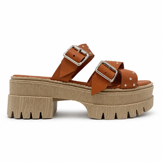 Sandalias Casuales Mujer Babilonia - Camel