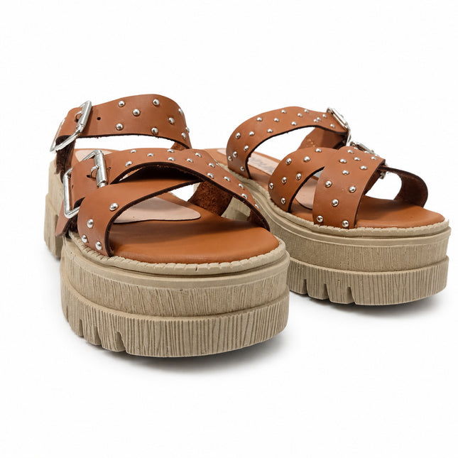Sandalias Casuales Mujer Babilonia - Camel