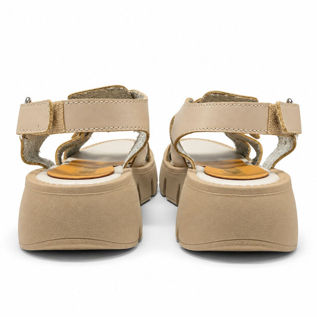 Sandalias Casuales Mujer Bisau - Nude