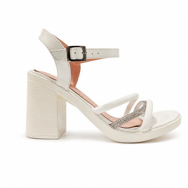 Sandalias de Vestir Mujer Calandria - Blanco
