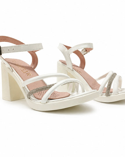 Sandalias de Vestir Mujer Calandria - Blanco