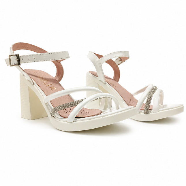 Sandalias de Vestir Mujer Calandria - Blanco