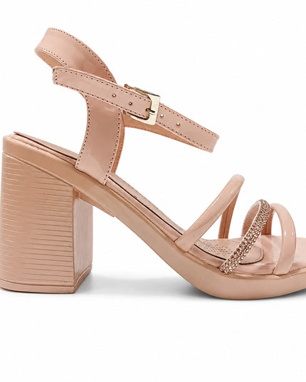 Sandalias de Vestir Mujer Calandria - Nude