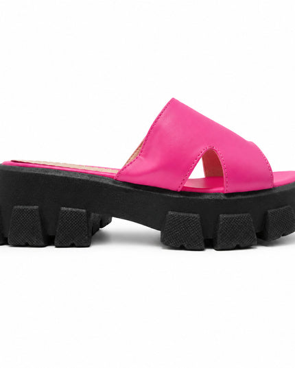 Sandalias Casuales Mujer Celia - Fucsia