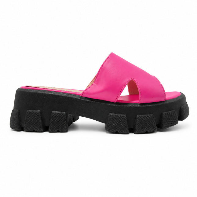 Sandalias Casuales Mujer Celia - Fucsia