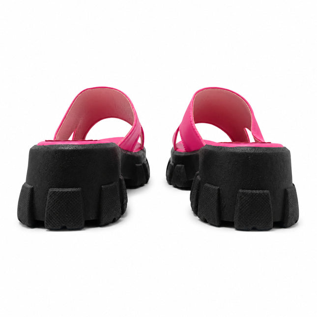 Sandalias Casuales Mujer Celia - Fucsia