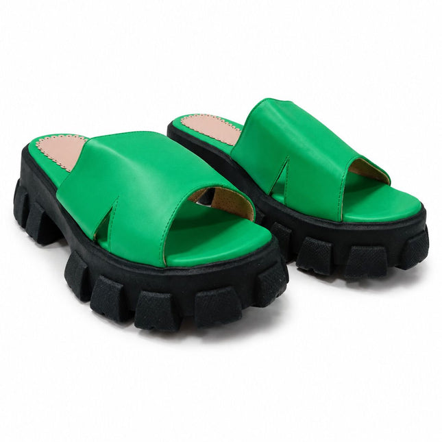 Sandalias Casuales Mujer Celia - Verde