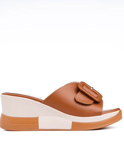 Sandalias Casuales Mujer Celiz - Camel