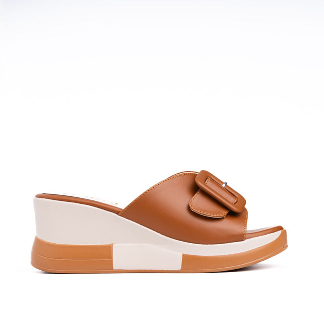 Sandalias Casuales Mujer Celiz - Camel