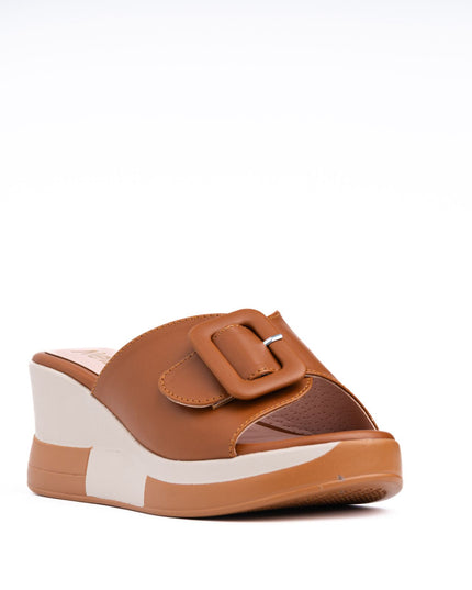 Sandalias Casuales Mujer Celiz - Camel