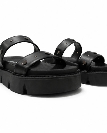 Sandalias Casuales Mujer Cuore - Negro