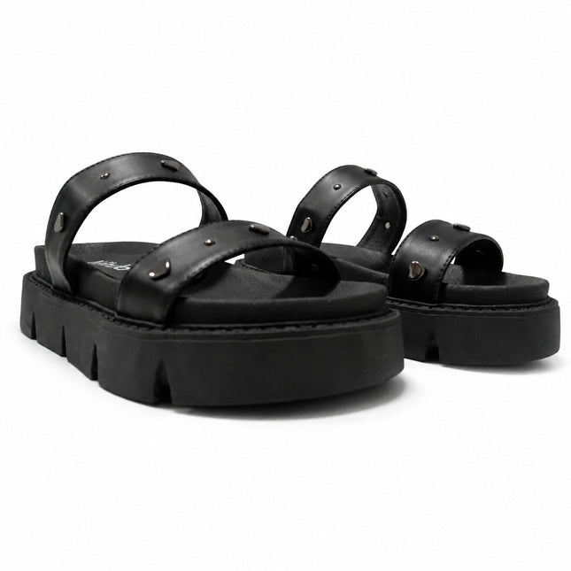Sandalias Casuales Mujer Cuore - Negro