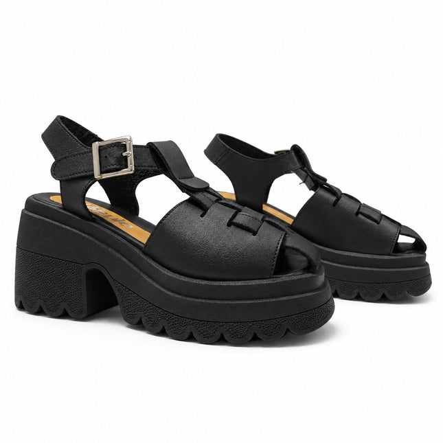 Sandalias Casuales Mujer Dakar - Negro