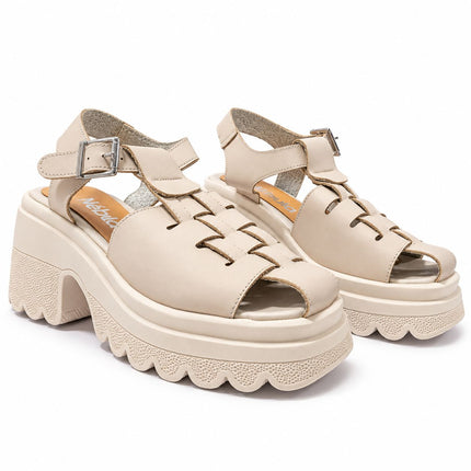Sandalias Casuales Mujer Dakar - Nude