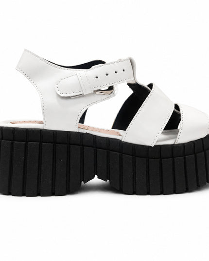 Sandalias Casuales Mujer Dovra - Blanco