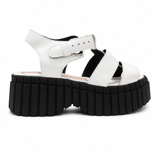 Sandalias Casuales Mujer Dovra - Blanco
