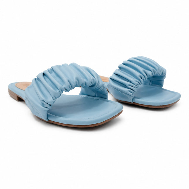 Sandalias Casuales Mujer Genova - Celeste