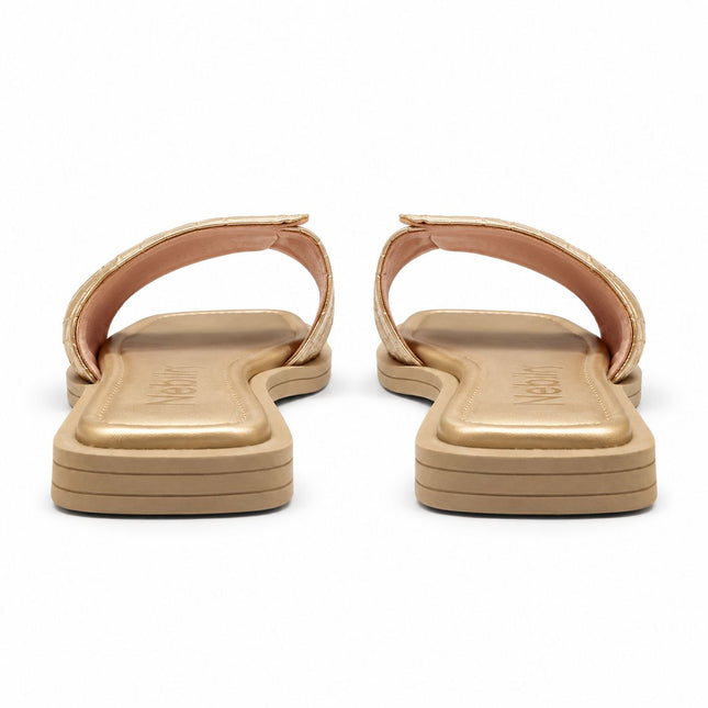 Sandalias Casuales Mujer Gent - Dorado
