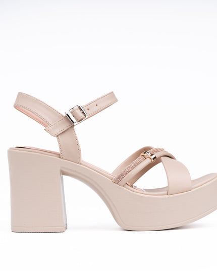 Sandalias de Vestir Mujer Gorrity - Beige