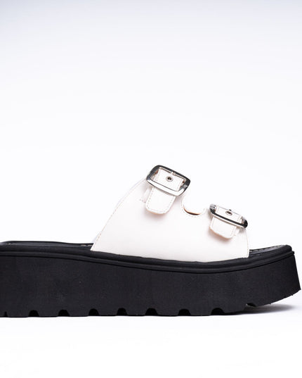 Sandalias Casuales Mujer Jovinah - Blanco