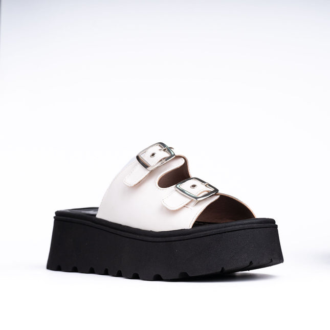 Sandalias Casuales Mujer Jovinah - Blanco