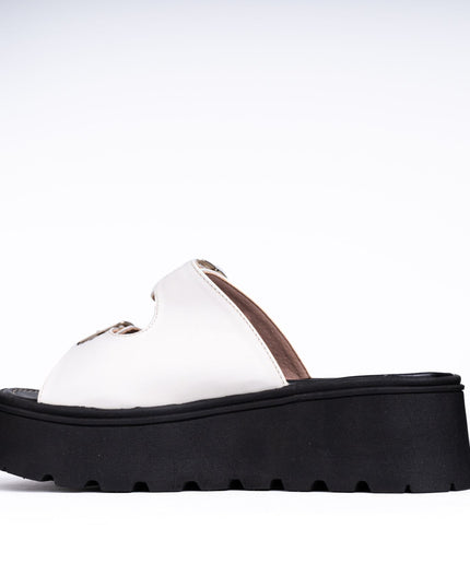 Sandalias Casuales Mujer Jovinah - Blanco
