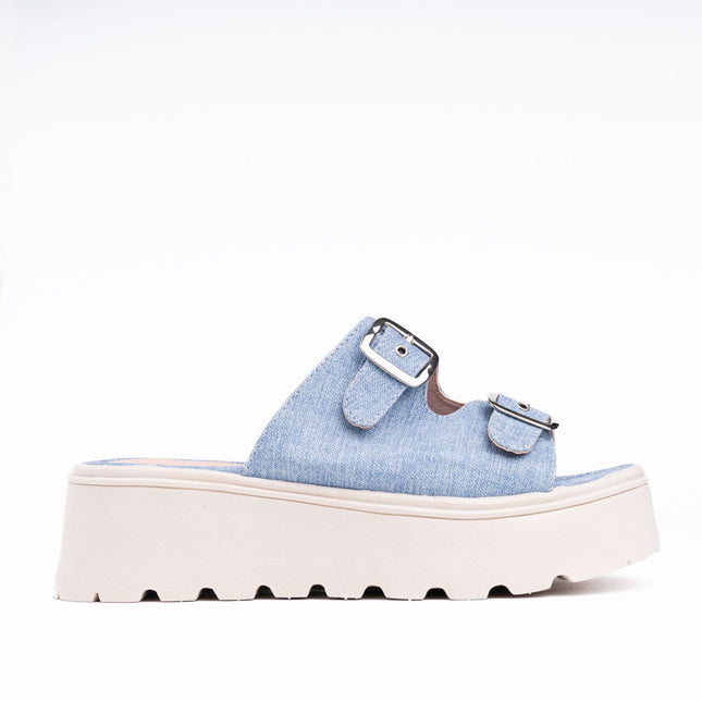 Sandalias Casuales Mujer Jovinah - Denim