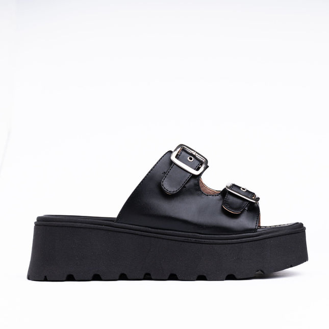 Sandalias Casuales Mujer Jovinah - Negro
