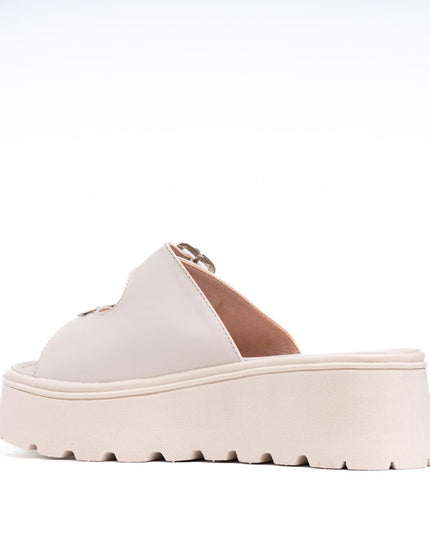 Sandalias Casuales Mujer Jovinah - Nude