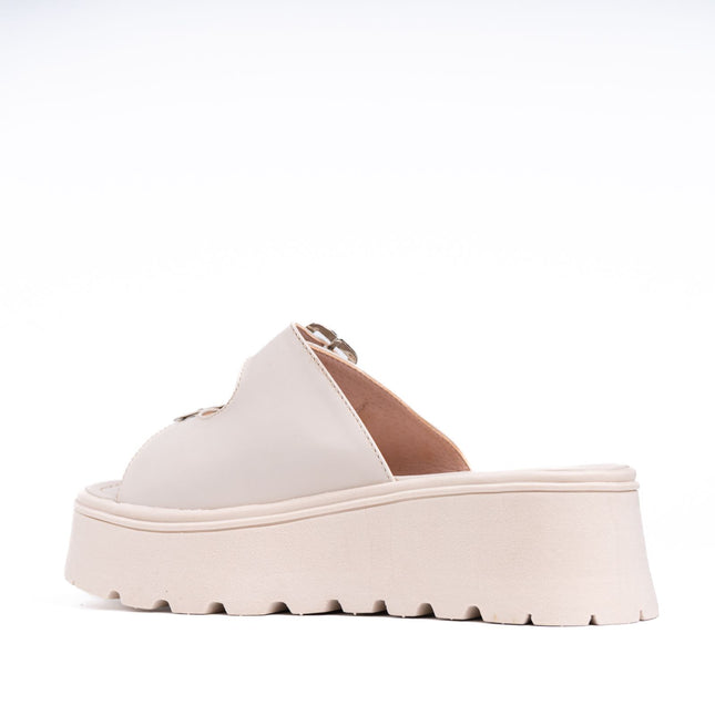 Sandalias Casuales Mujer Jovinah - Nude