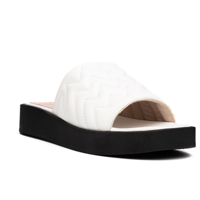 Sandalias Casuales Mujer Kardashian - Blanco