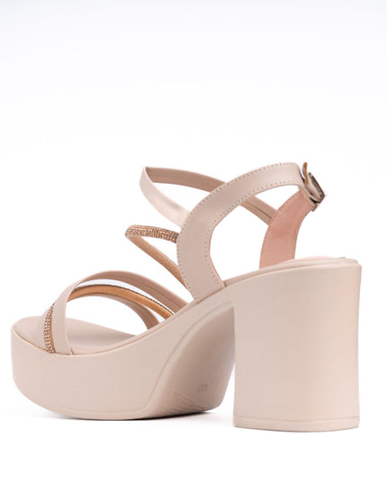 Sandalias de Vestir Mujer Kariloh - Beige