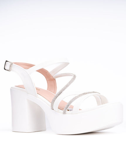 Sandalias de Vestir Mujer Kariloh - Blanco